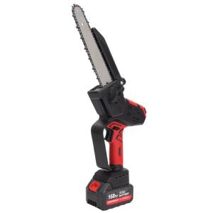 China Portable Handheld Chainsaw 8-Inch Chain saw with 2 Pack 2000mAh Batteries Mini Chainsaw for Wood Cutting Tree on sale