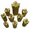 Buy cheap Black & Gold Tapered Cross Bits Top Hammer Drilling 20mm - 65 mm from wholesalers