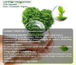 Grocery Biodegradable Compost Bags Fully PLA Food Grade In Roll