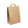 Buy cheap Foldable Kraft Paper T Shirt Bags Compostable For Grocery Supermarket from wholesalers