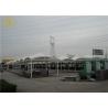 Buy cheap Prefabricated Car Parking Shade 30*6M White Car Park Shade Structures from wholesalers