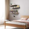 Buy cheap Medium Duty Wall Mounted Storage Shelves Rustic Wood Floating Shelves from wholesalers