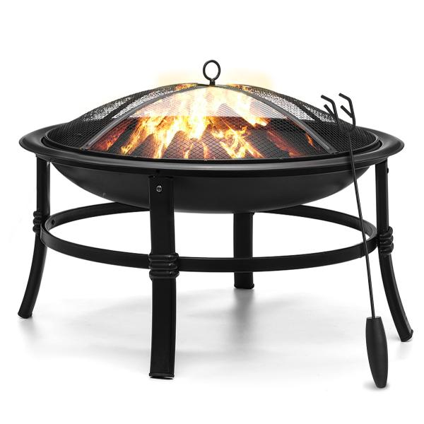 Buy cheap 26 inch fire pits for outdoor camping smokeless round wood burning 66*66*42 cm stocked from wholesalers