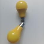 Yellow Cover LED Bulb with SMD 2835 Epistar/Samsung Chip, No Flickering, IP40,