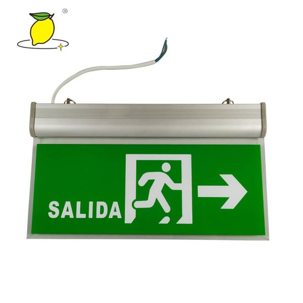 Buy cheap LED Emergency Lighting Fire Exit Signs For Movie Theater / Supermarket from wholesalers