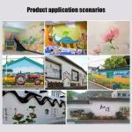 Culture Wall Print TX800 Double Head Inkjet Board For Outdoor Background Wall