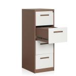 H1315 4 Drawer Filing Cabinet Metal Document Filing Storage Cabinet Office