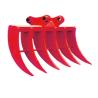 Buy cheap Steel Excavator Brush Rake with Sharp Tines Standard Shape 200-4000kg for Ideal Excavation from wholesalers