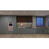 Buy cheap American Style Kitchen Cabinets with Solid Shaker Design and Stainless Steel Handle from wholesalers