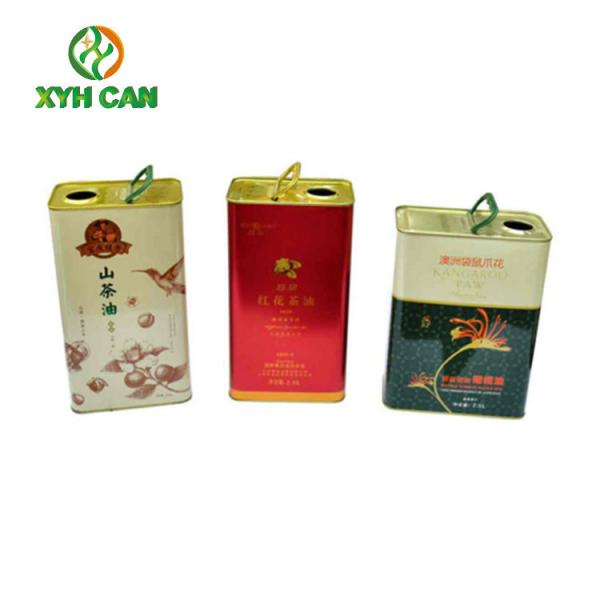 Buy cheap Olive Oil Tin Can Unique Printing Food Grade Tin Containers Metal Tinplate Package from wholesalers