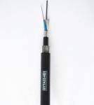 24 Strand Non Metallic Fiber Optic Cable Self Supporting Aerial OHSAS 18001