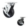 Buy cheap 150X50mm Size Plastic Swivel Heavy Duty Casters With Single Brake from wholesalers