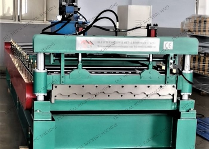 380v Roof Trapezoidal Sheet Roll Forming Machine For Ppgi