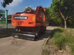 Easy Maintenance DH210 Wheeled Used Doosan Excavator 21 Ton Digger