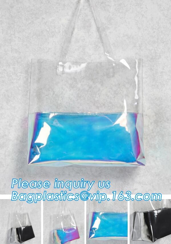 Summer Beach Bag Pvc Clear Transparent Purse Knitting Small Shoulder Bags Designer Jelly Bag, Handbag Fashion Shoulder B