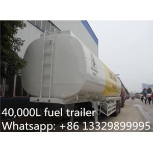 Buy cheap factory sale 3 axles fuel semitrailer exported to Africa, hot sale! good price fuel tanker transported trailer for sale from wholesalers