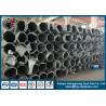 Buy cheap Flange Connected Dodecagonal Steel Tubular Pole Galvanized Transmission Line from wholesalers