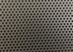 Black Power Coated Round Hole Aluminum Perforated Sheet For Windows / Doors