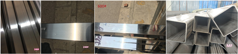 240 Grit Polished 304 Stainless Steel Square Pipe 1.5mm Thickness SS Square Tube