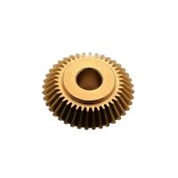 Buy cheap Brass Alloy Straight Bevel Pinion Gear 40T 0.6 Module 23.9mm Pitch Diameter product