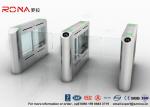 Waterproof Stainless Swing Gate Turnstile , Acrylic Swing Arm Barriers Electric