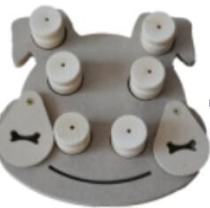 Buy cheap Eco - Friendly Wooden Dog Activity Toys Multi Shapes Enhance Intelligence product