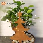 Customization Metal Garden Ornaments Laser Cut Corten Steel Signs Wear Resisting