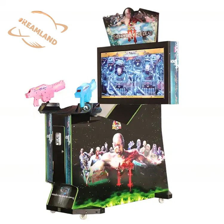 3 In 1 Alien Shooting Arcade Game Machine Extermination House Of The Dead Ultra Firepower