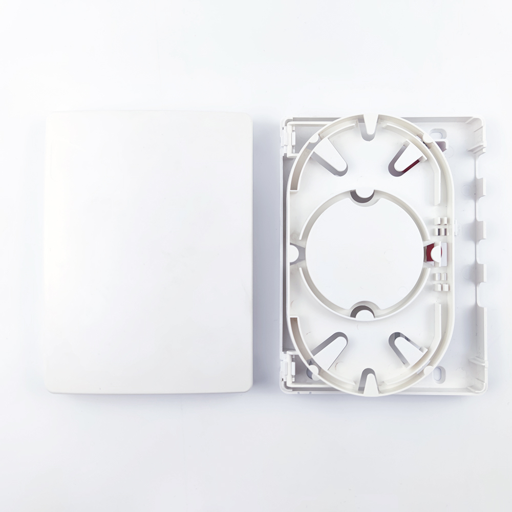 FC/UPC Plastic Fiber Optic Faceplate Socket Panel Used for Indoor Network FTTH 4 Cores