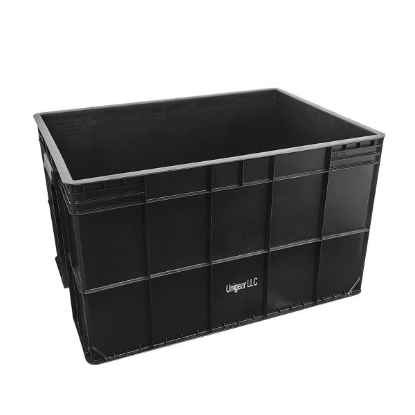 Buy cheap 800*400*230mm Conductive Turnover Box Plastic ESD Electronic Parts Box Black Anti-Static Box from wholesalers