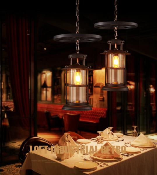 Buy cheap Retro Industrial Wind Wheel Chandelier Bar Table Coffee Restaurant Lantern Chandelier(WH-VP-208) from wholesalers