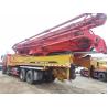 Buy cheap Diesel 11 Years Zoomlion Mer Cedes Benz 47 Meters Used Concrete Pump Truck 52 Meters Horizontal Delivery Distance from wholesalers
