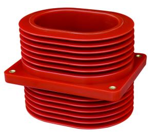 China Reliable Epoxy Resin Cast Bushing , 24kV Busbar Wall Through Bushing on sale