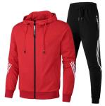 Custom Your Own Brand Mens Sports Tracksuits Lightweight Cotton Hoodie Printed