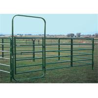 Buy cheap ISO9001 Powder Coating Round Pipe Farm Fence Gates product