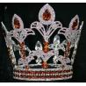 Buy cheap Classic round pageant crowns and tiaras fully round crowns pageant supplier china yiwu jewelry pai crown jewelry factory from wholesalers