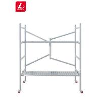 Buy cheap 2m Folding aluminium mobile scaffolding tower Working Bench Outside product