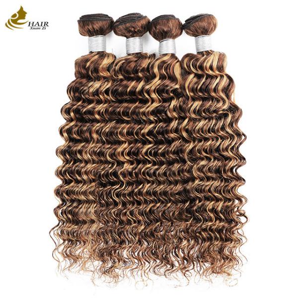 Buy cheap Piano 4/27 Ombre Human Hair Extensions Deep Wave Hair Bundles from wholesalers