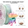 Buy cheap PLA+ Filament 1000g Color Matter Candy Rainbow 1.75mm 3d Printing Filament from wholesalers