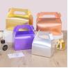 Buy cheap Coated Paper Takeaway Cake Packaging Box For Small Business Gold Foil Printing from wholesalers