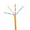 Buy cheap 24AWG LSZH Low Smoke Cat5e Cable , Zero Halogen Cat5e External Cable 305m from wholesalers