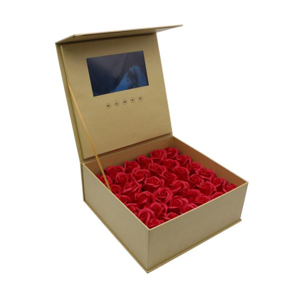 Buy cheap Presentation Marketing Greeting Gift Flower Jewelry Ring Lcd Screen video box gift from wholesalers