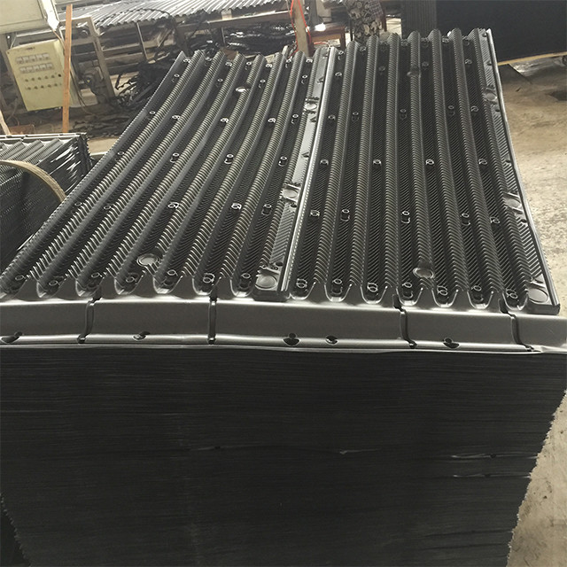 Evaporative Condenser PVC Cooling Tower Fills 1300mm Cross Flow Media