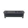 Buy cheap Black Aluminum Motorized Rotating Flip Up Hidden Desk Power Socket from wholesalers