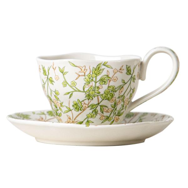 Buy cheap Elegant Porcelain Espresso Cup And Saucer Set Ceramic Mug And Saucer Sustainable 150ml 750ml from wholesalers