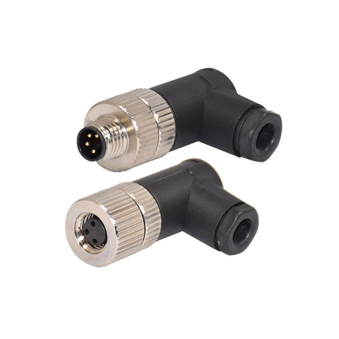 Assembly Straight 3pin M8 Waterproof Female Sensor Connector For Automation Machines