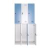 Buy cheap Six door Metal Clothes Cabinet Locker Steel Wardrobe Lockers from wholesalers