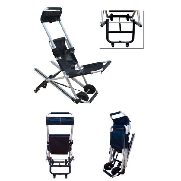 Buy cheap Aluminum Alloy Folding 4 Wheels Crawlers Emergency Evacuation Chair With Trake from wholesalers
