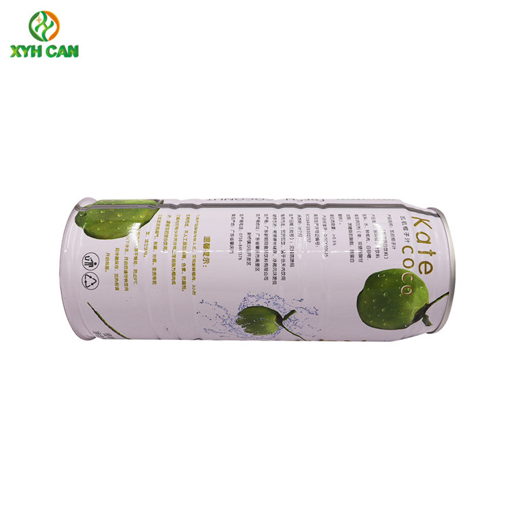 0.25mm Tinplate CMYK Printing Tin Cans for 250ML Beverage SGS