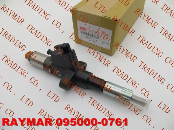 Quality DENSO Common rail fuel injector 095000-0760, 095000-0761 for ISUZU 6SD1 1153004151, 1-15300415-1 for sale